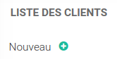 Nouveau client