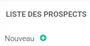 Nouveau prospect