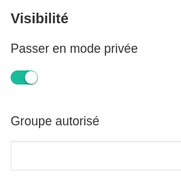 Email privé dans KPulse